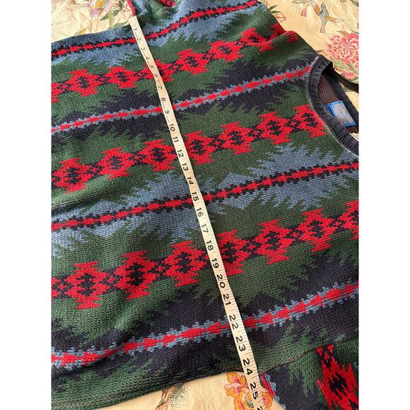 0146 Pendleton High Grade Western Wear Aztec Sweater L - Picture 6 of 7